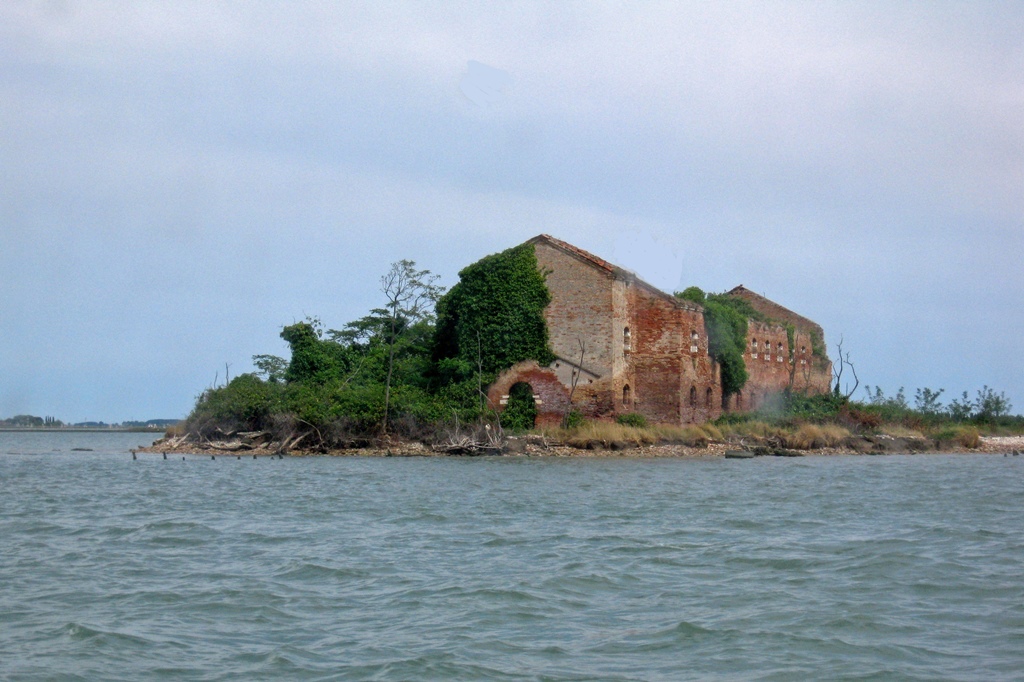 Islet with Ruined Building